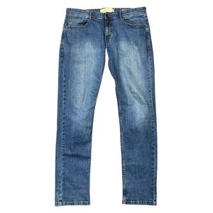 Maurice Malone Mo Jeans Vintage Y2K Straight Leg Blue Denim Jeans 38x33